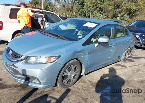 2014 Honda Civic Hybrid from USA, damaged, VIN 19XFB4F34EE201265